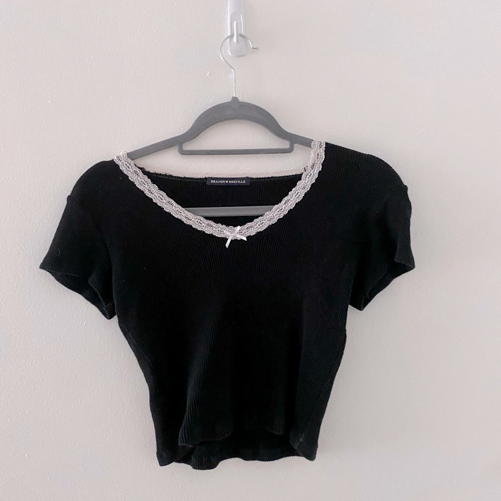 Brandy Melville Waffle Tee